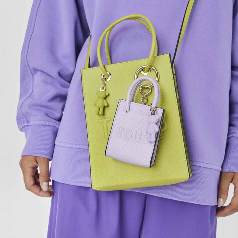 PU.COT,HANDBAG POP T LA RUE LIME
